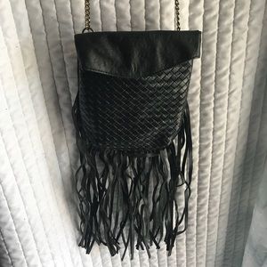 Genuine leather crossbody bag